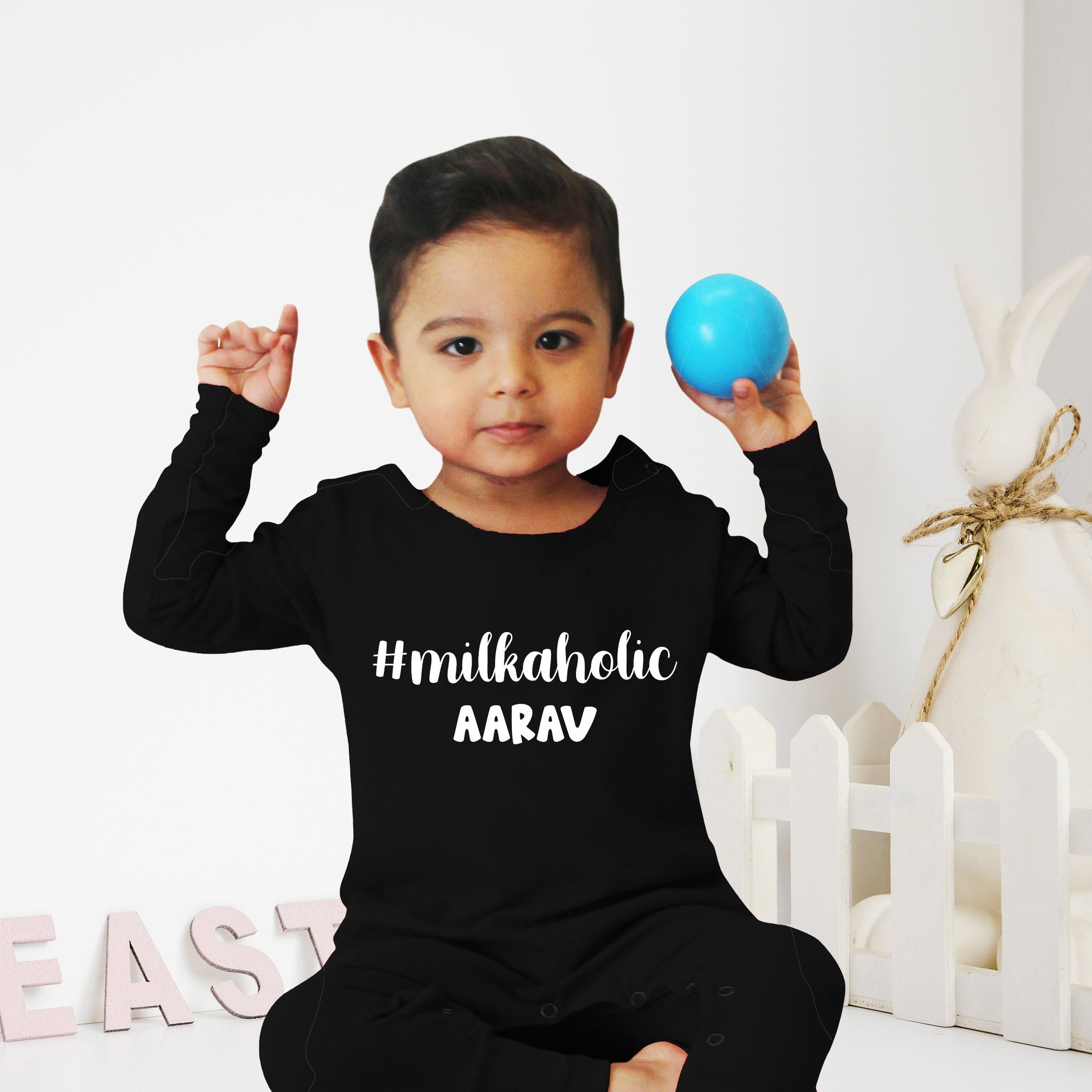 Milkaholic Baby Rompers