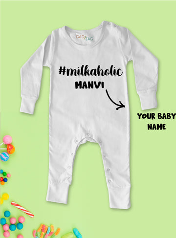 Milkaholic Baby Rompers