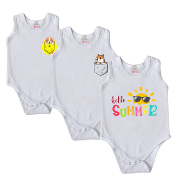 Infant Vest - Pack of 3 (Combo 3)