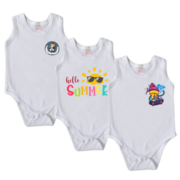 Infant Vest - Pack of 3 (Combo 4)