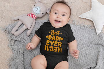 Customized Best Dadi Ever Baby Clothes