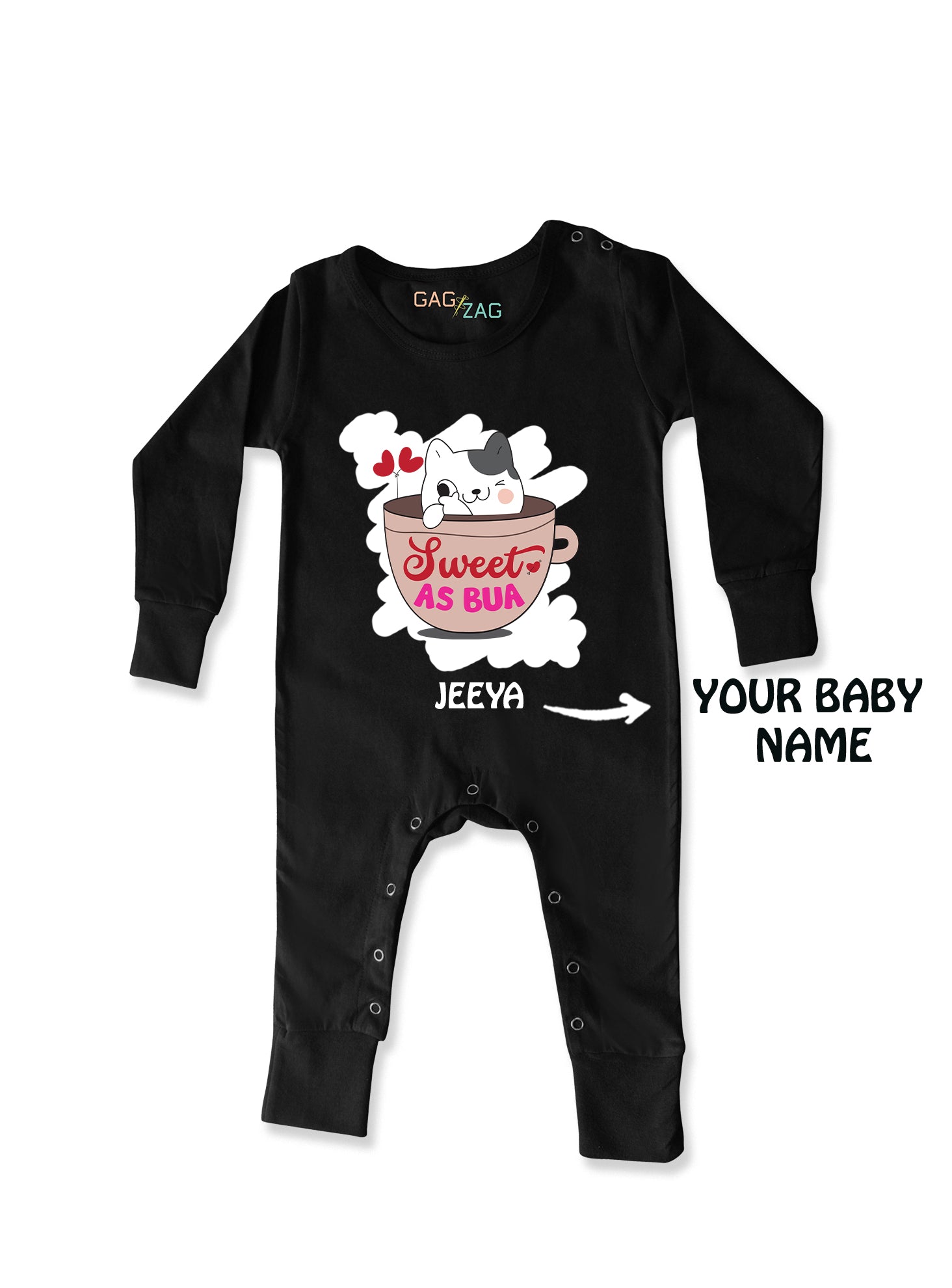 Sweet As Bua - Customised Full Length Baby Romper