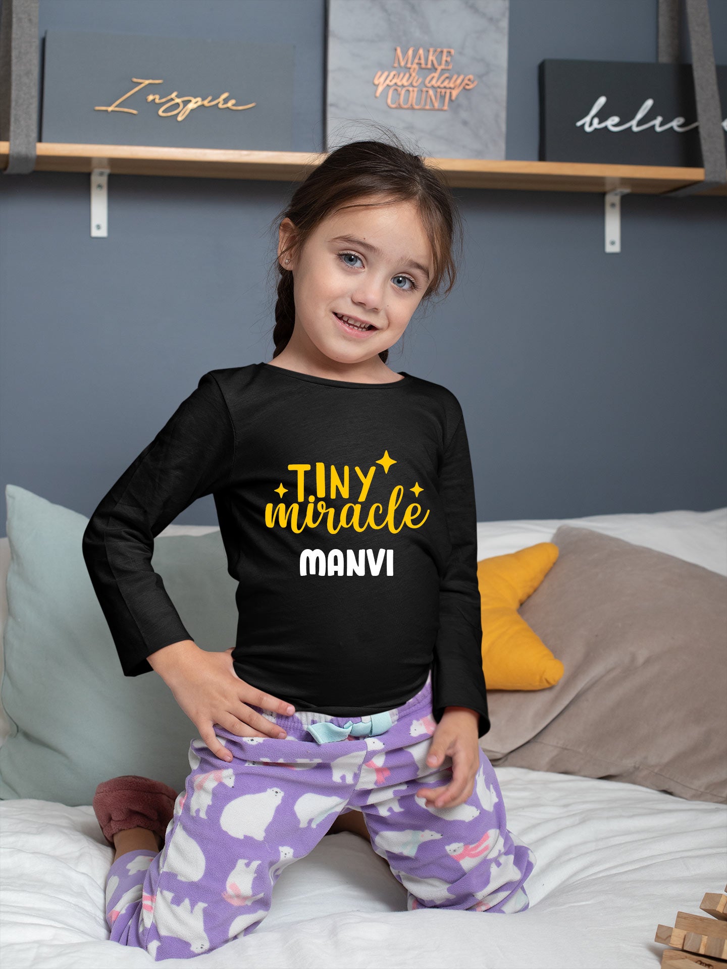 Tiny Miracle Customized Full Sleeves T-shirt