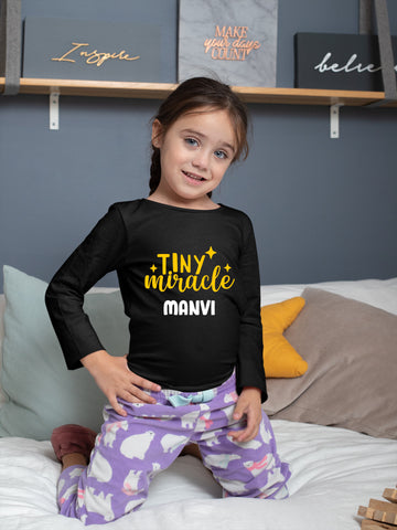 Tiny Miracle Customized Full Sleeves T-shirt