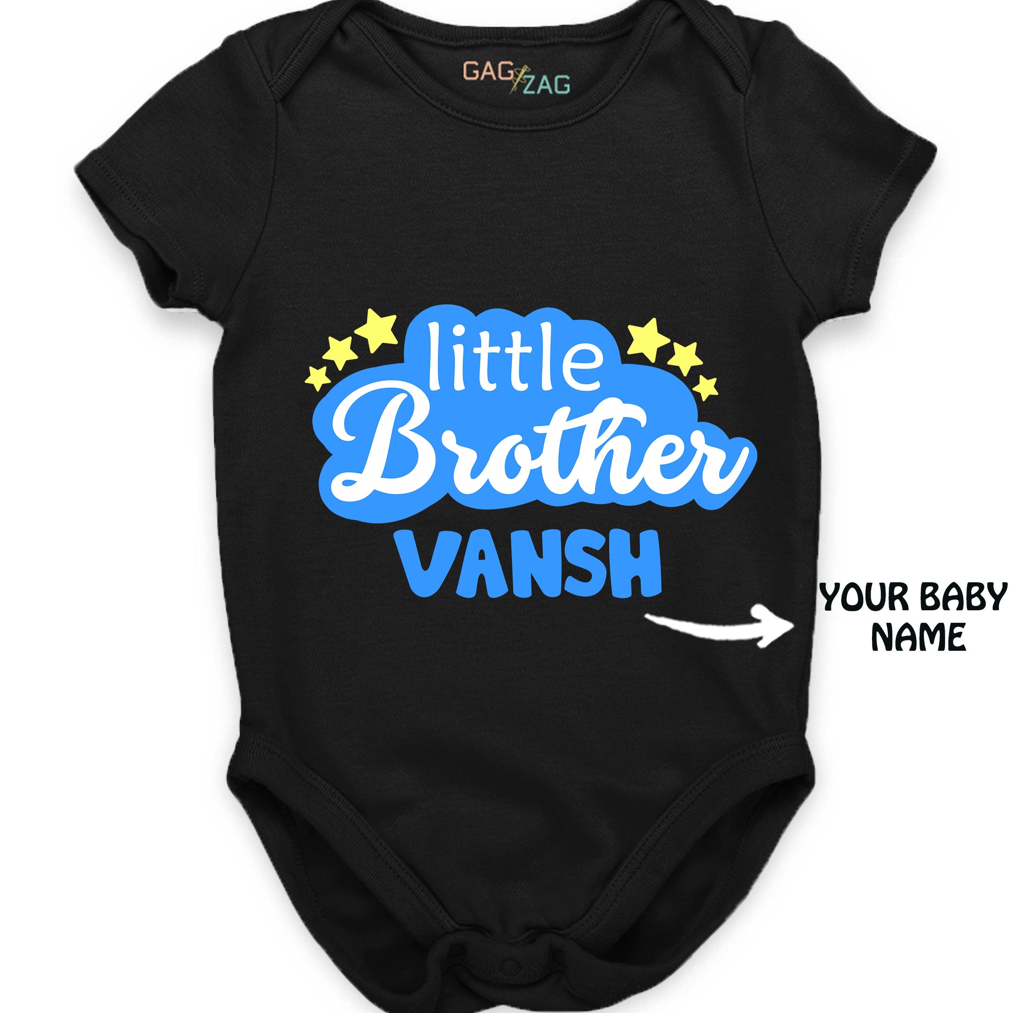 Little Brother Customised Romper Or T-shirt