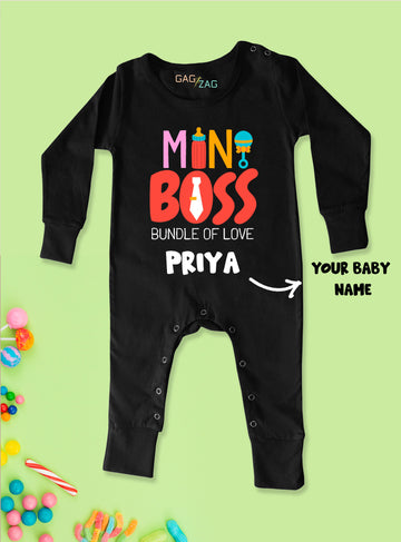 Mini Boss Bundle Of Love Baby Rompers