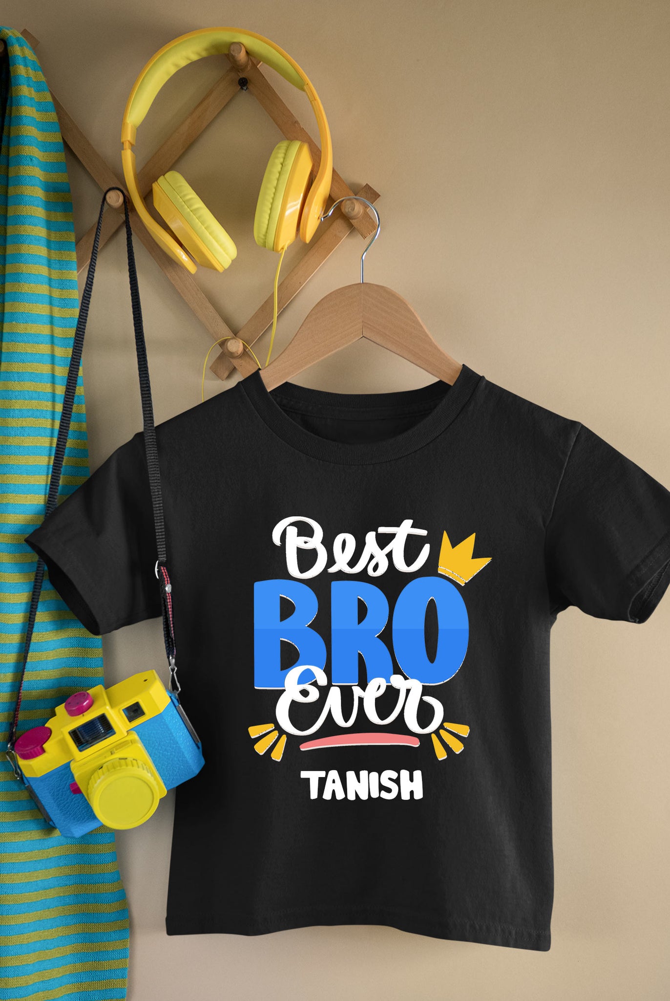 Best Bro Ever Customised Kids Tshirt