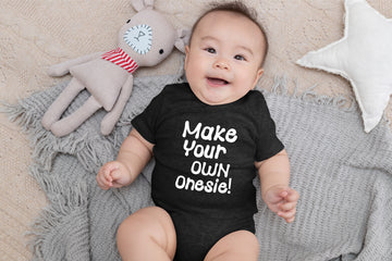 Black Full Customised Baby Romper