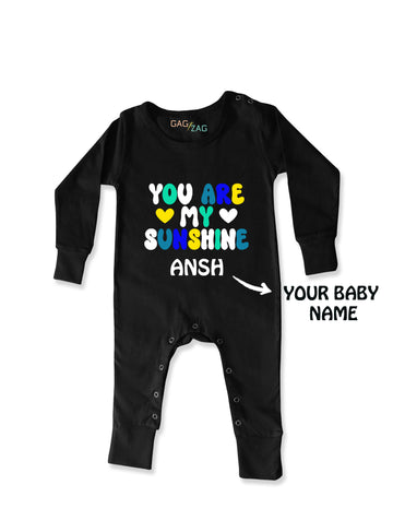 You Are My Sunshine - Customised Full Length Baby Romper