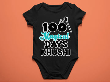 100 Magical Days Customised Baby Romper