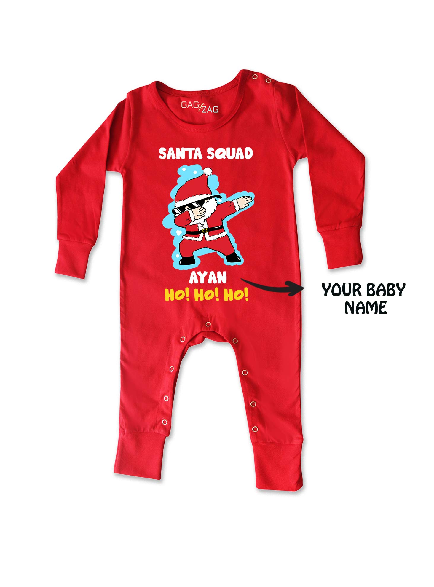 Santa Squad - Christmas Baby Romper Or Sweatshirt