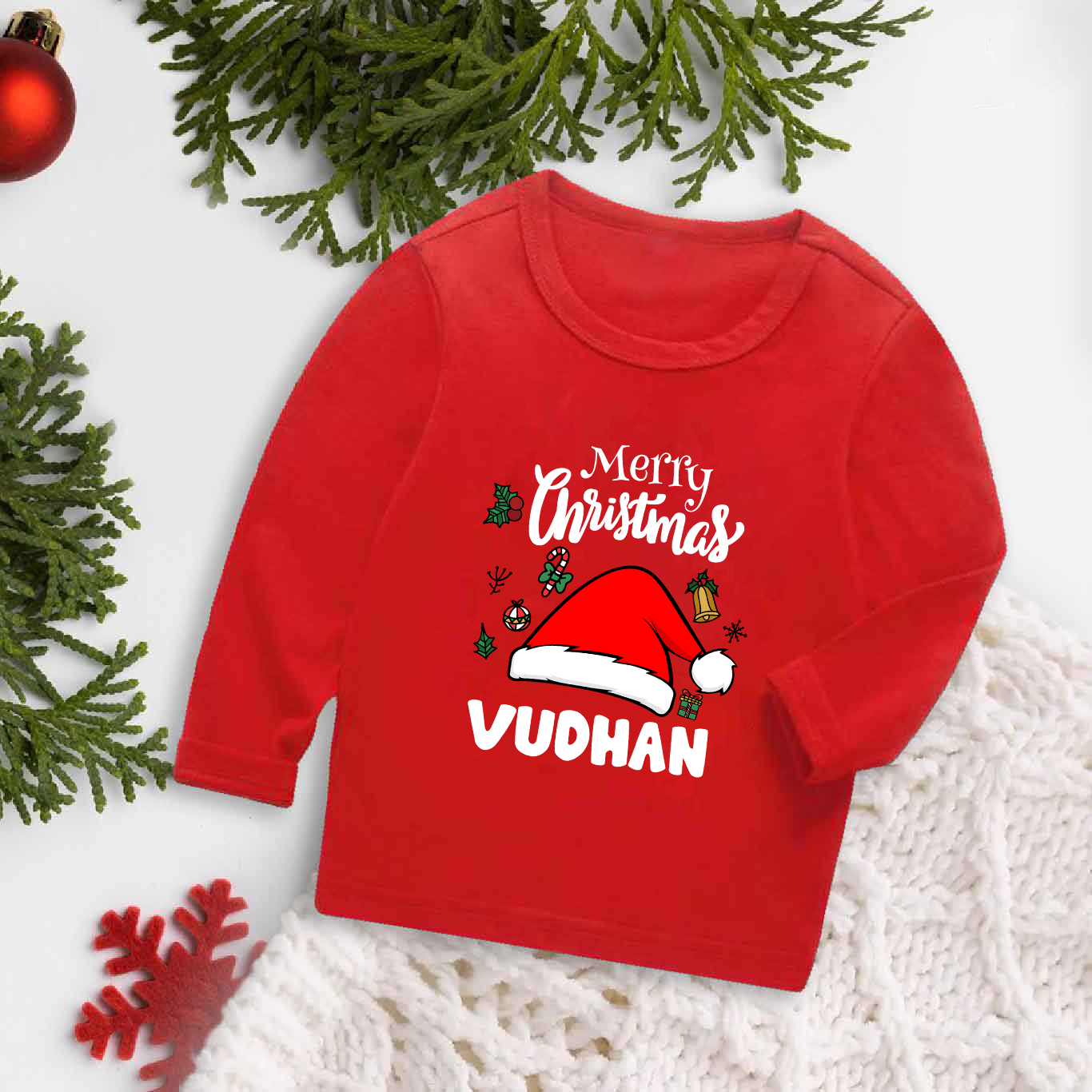 Merry Christmas Customised Sweatshirt