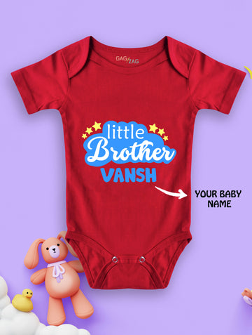 Little Brother Customised Romper Or T-shirt