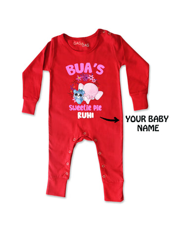 Bua's Sweetie Pie - Customised Full Length Baby Romper