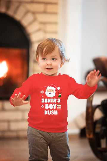 Santa's Boy Christmas Customised Sweatshirt