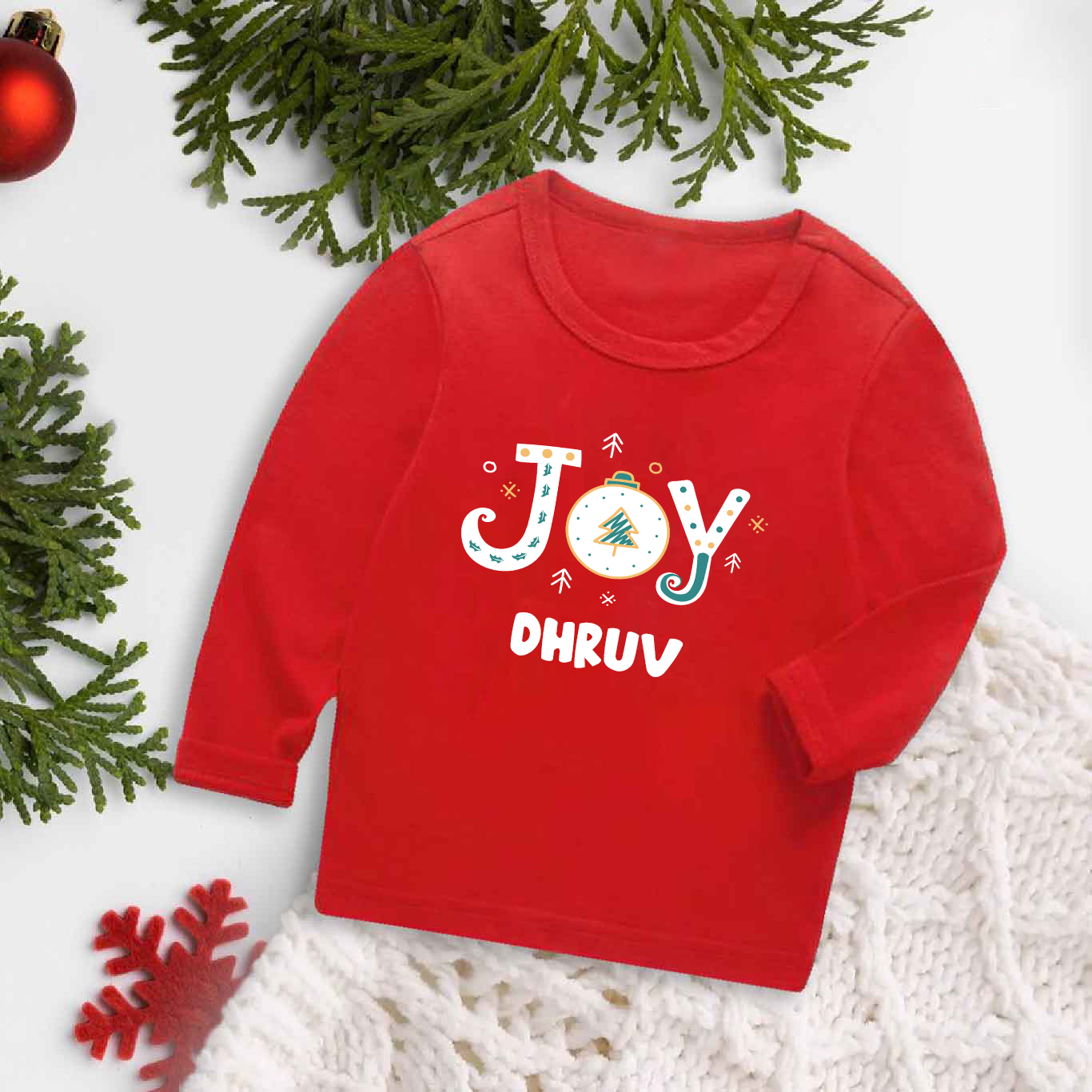 Christmas Special Joy Customised Sweatshirt