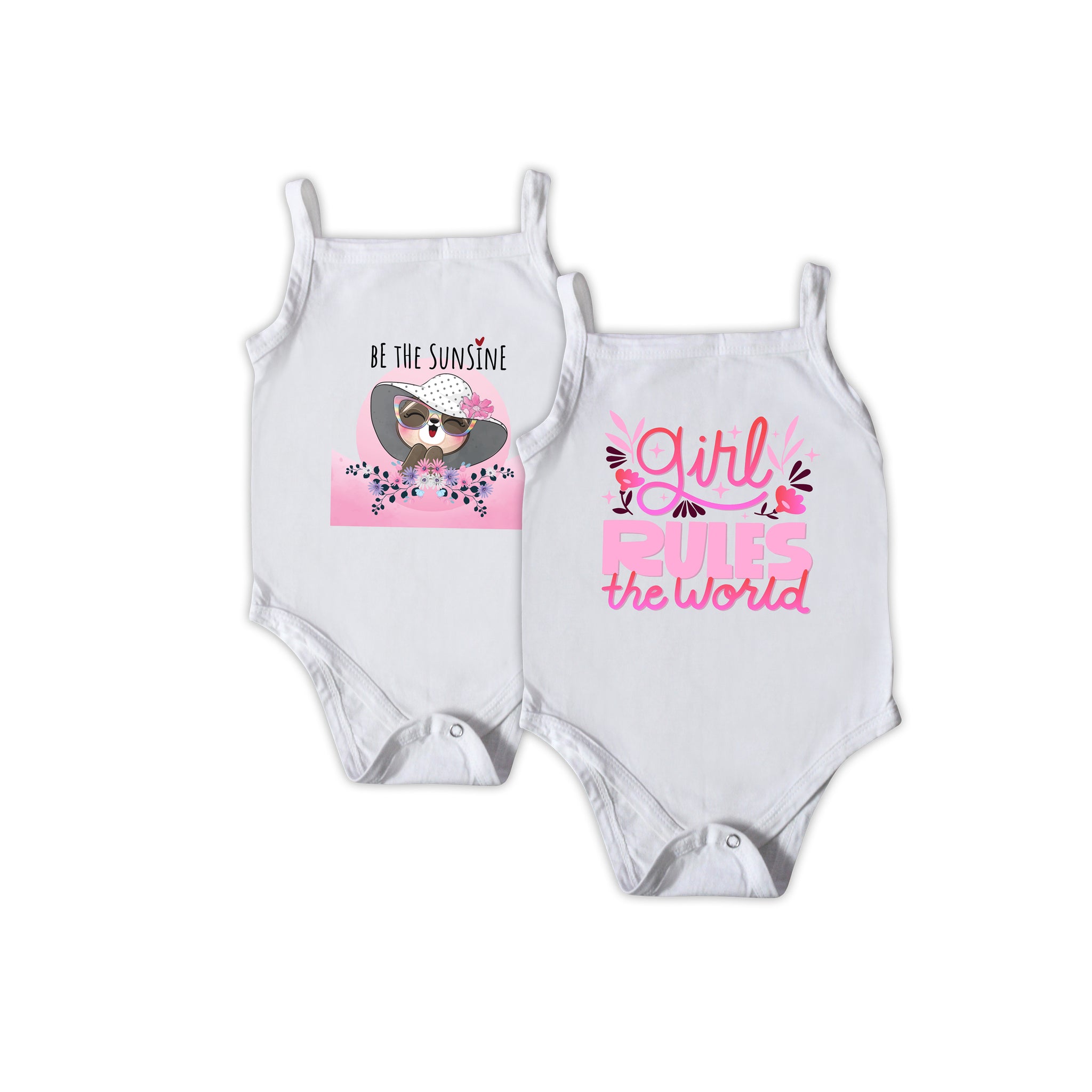 Infant Vest - Pack of 2 (Girl Power)