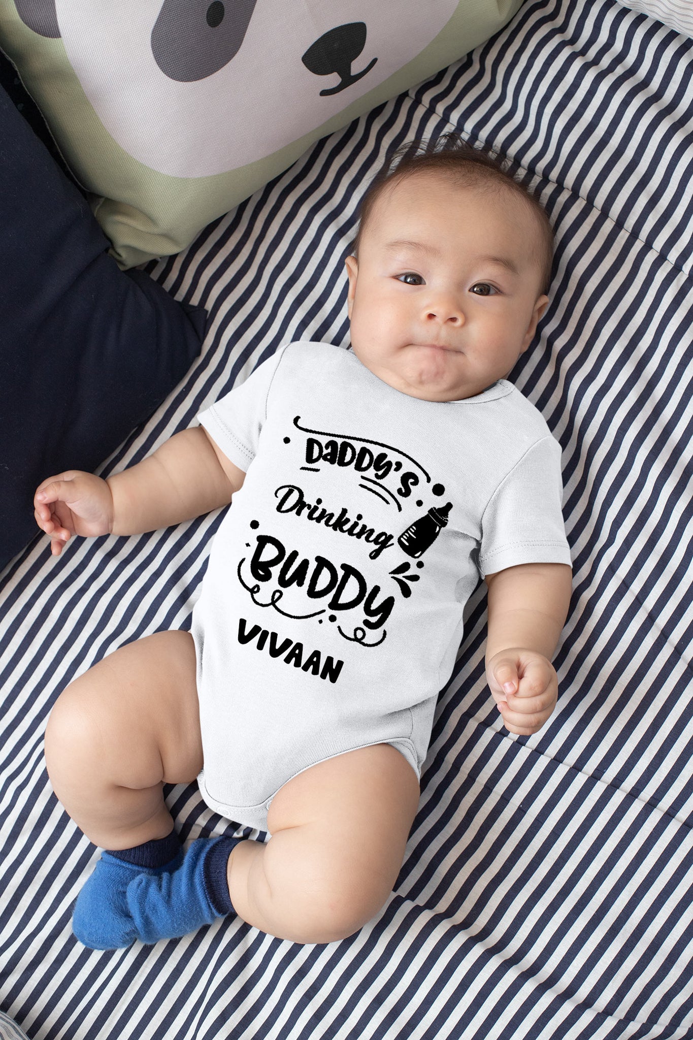 Daddy's Drinking Buddy Baby Rompers