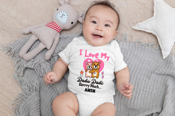 I Love You Dadu Dadi Berry Much Customized Baby Clothes