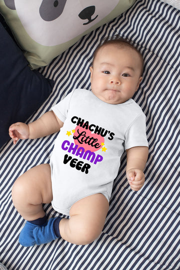 Chachu's Little Champ Customised Baby Romper