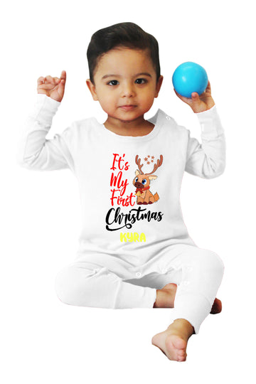 Its My First Christmas Customised Baby Onesie