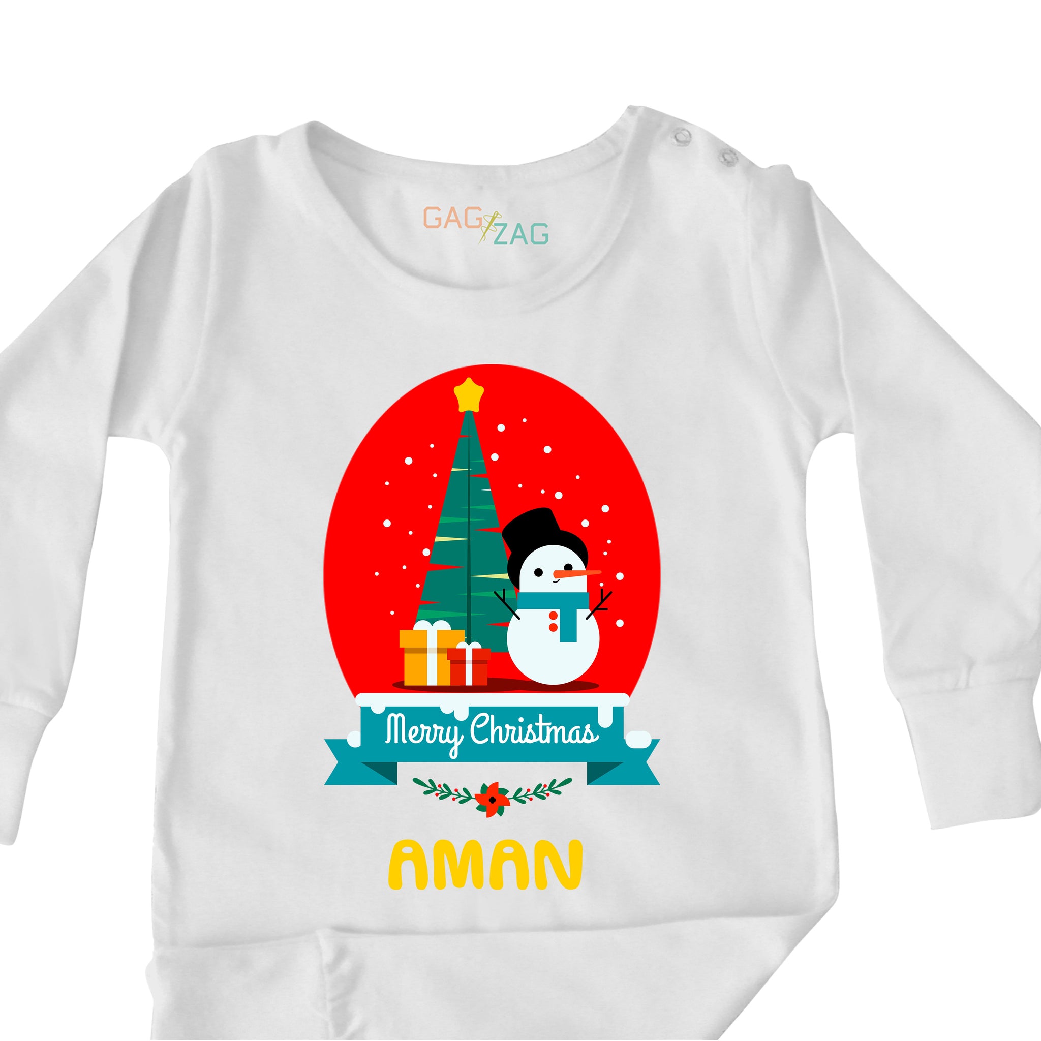 Merry Christmas Baby Romper Or Sweatshirt