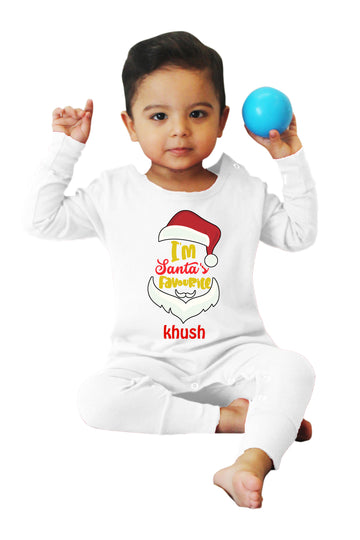 I'm Santa's Favourite - Christmas Baby Romper Or Sweatshirt