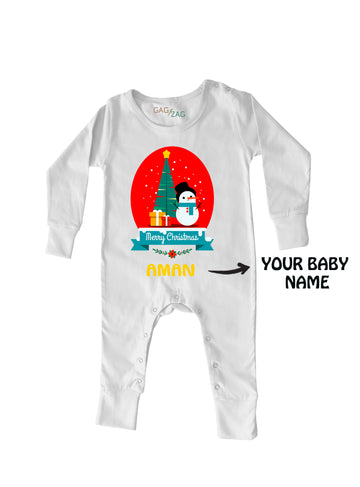 Merry Christmas Baby Romper Or Sweatshirt