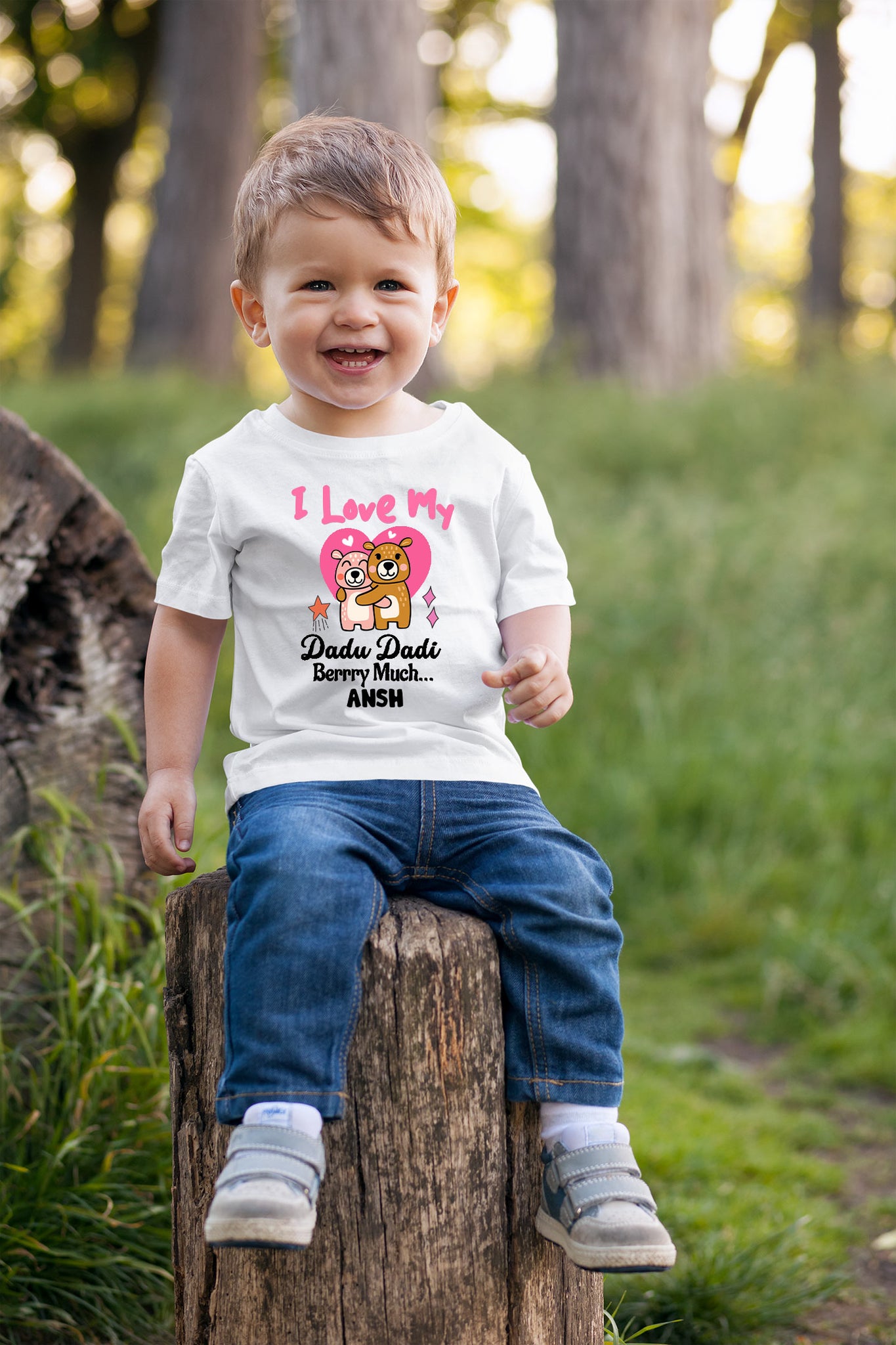 I Love You Dadu Dadi Berry Much Customized Baby Clothes