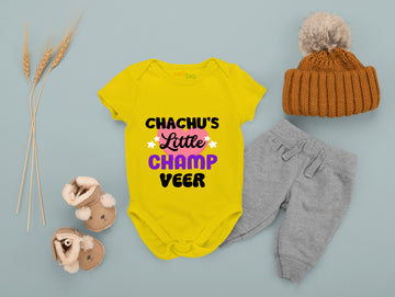 Chachu's Little Champ Customised Baby Romper