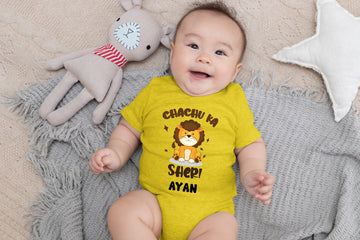 Chachu Ka Sher Customised Baby Romper