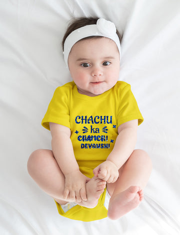 Chachu Ka Chamcha Sparkle Baby Romper